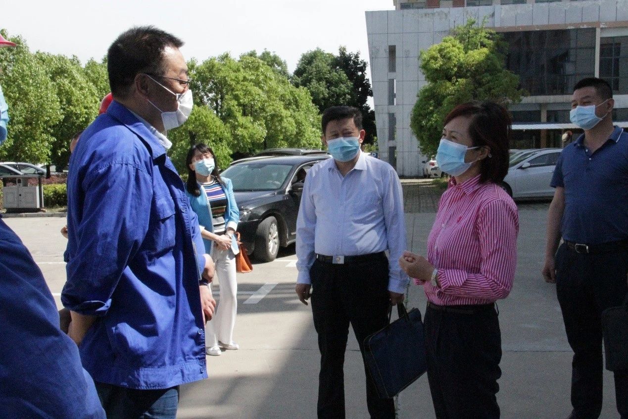 湖北省自然资源厅副厅长夏亚灵一行莅临澳洲5官方网页版重工走访调研